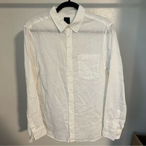 H&M Linen Blend Button Down